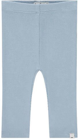 Babyface legging blauw fijn gebreid Broek Jongens Stretchkatoen Effen