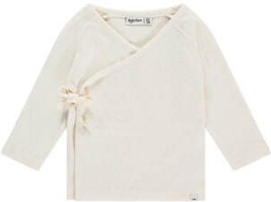 Babyface longsleeve ajour beige Katoen V-hals Effen