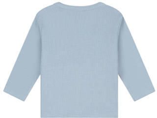 Babyface longsleeve lichtblauw Stretchkatoen Ronde hals