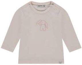 Babyface longsleeve oudroze Jongens Stretchkatoen Ronde hals Printopdruk
