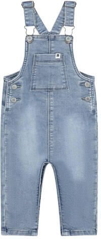 Babyface regular fit tuinbroek middelblauw Jongens Katoen Vierkante hals