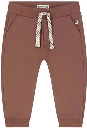 Babyface relaxed fit sweatpant bruin Broek Jongens Stretchkatoen Effen