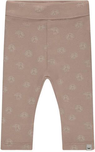 Babyface slim casual broek oudroze Jongens Stretchkatoen All over print