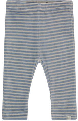 Babyface slim gestreepte casual broek blauw Jongens Katoen Streep