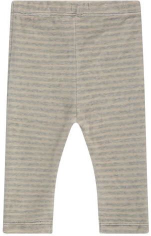 Babyface slim gestreepte casual broek grijs Jongens Katoen Streep