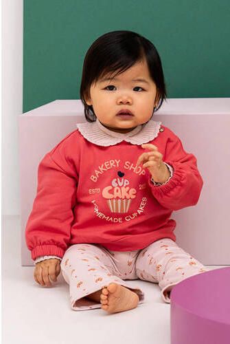 Babyface sweater met print koraalrood Printopdruk - Foto 2