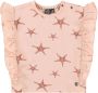 Babyface T-shirt met all over print en ruches roze Meisjes Stretchkatoen Ronde hals 128 - Thumbnail 1