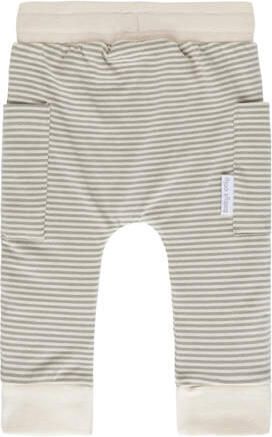 Baby's Only baby broekje Stripe lichtgroen off white Jongens Katoen Streep 56