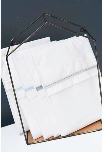 Baby's Only baby ledikantlaken 120x150 cm wit licht grijs Babylaken - Foto 3