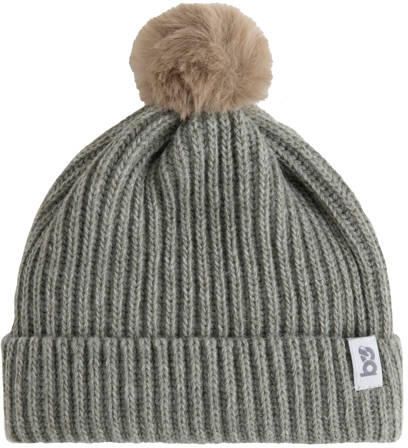 Baby's Only baby muts Cool groen bruin Acryl Effen maat 3-8 jr