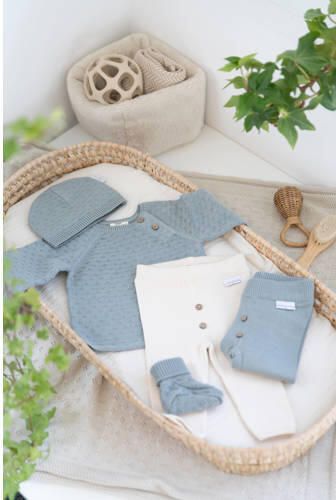 Baby's Only baby muts Miracle blauw Katoen Effen maat 0-3 mnd - Foto 3