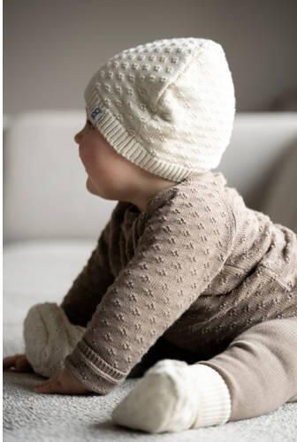 Baby's Only baby muts Miracle bruin Katoen Effen maat 3-6 mnd - Foto 3