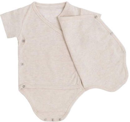 Baby's Only baby romper warm linen Ecru Katoen V-hals Effen 50 - Foto 2