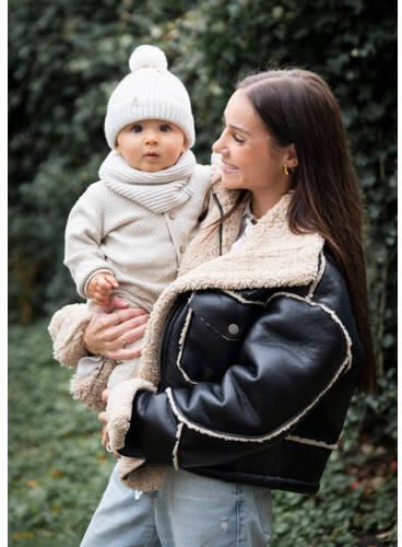 Baby's Only colsjaal Cool offwhite Ecru Acryl Effen - Foto 2