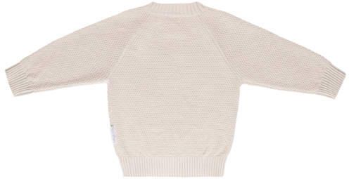 Baby's Only gebreide trui Willow ecru Jongens Katoen Ronde hals Effen 56