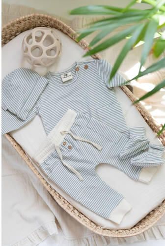 Baby's Only baby broekje Stripe blauw offwhite Katoen Streep - Foto 2