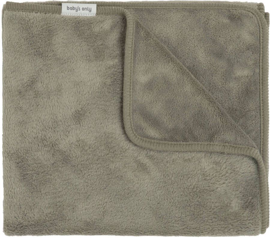 Baby's Only baby ledikantdeken Cozy 100x135 cm urban green Babydeken Groen