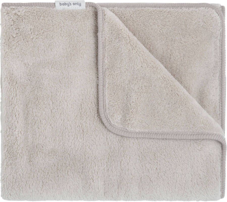 Baby's Only baby ledikantdeken Cozy 100x135 cm urban taupe Babydeken Beige