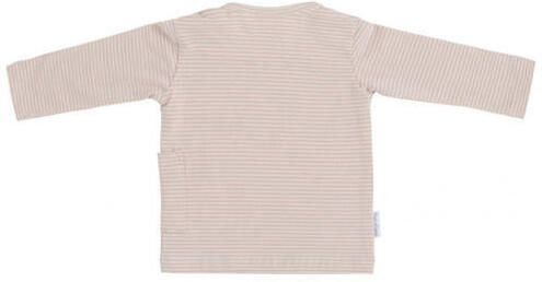 Baby's Only longsleeve Stripe oudroze off white Jongens Katoen Ronde hals 56