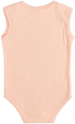 Baby's Only romper Dream perzikroze Meisjes Katoen Ronde hals Effen