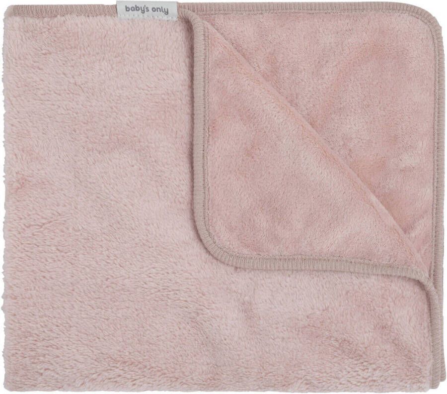Baby's Only baby wiegdeken Cozy 70x95 cm oud roze Babydeken Effen