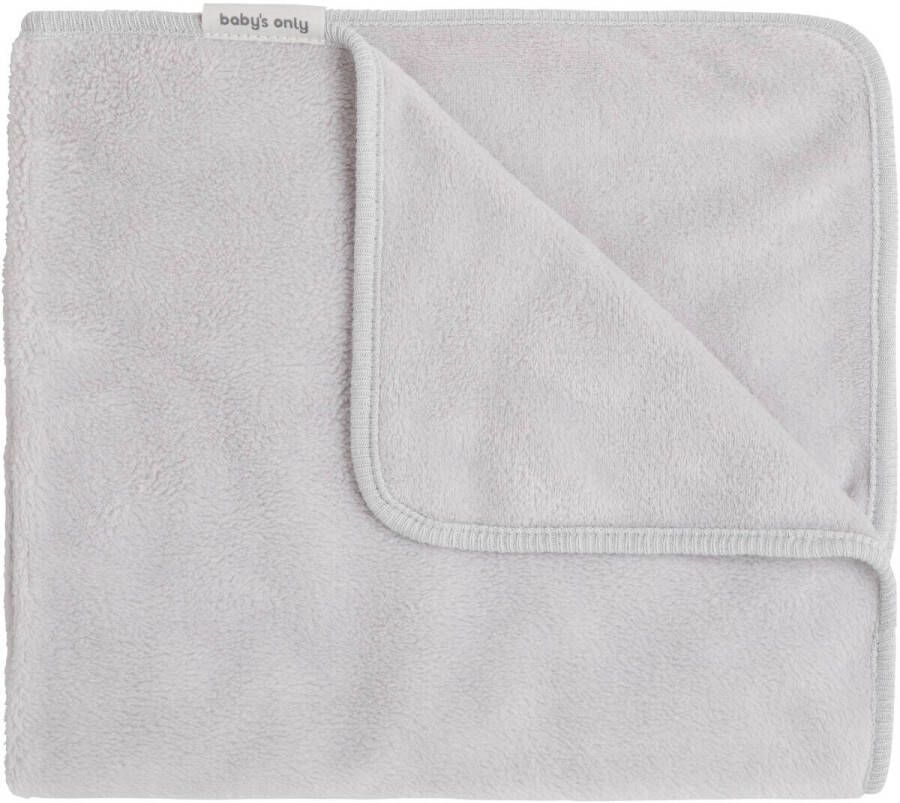 Baby's Only baby wiegdeken Cozy 70x95 cm dusty grey Babydeken Grijs Effen