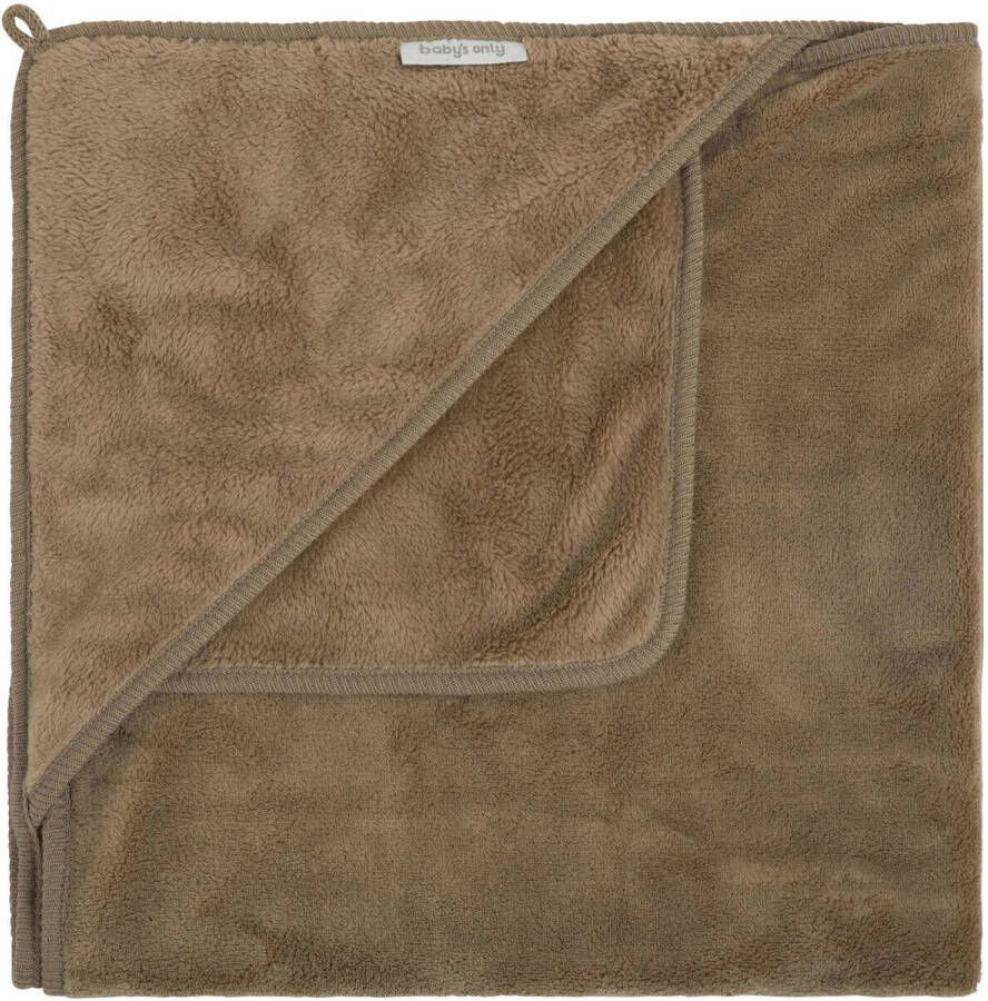Baby's Only wikkeldeken Cozy 75x75 cm 5-puntsgordel clay Bruin Effen