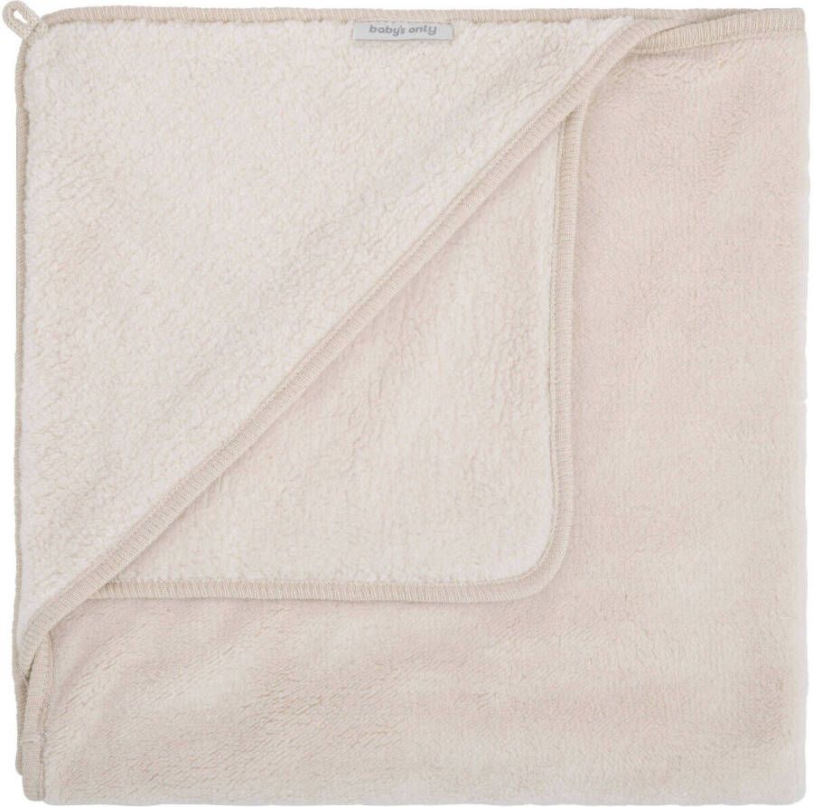 Baby's Only wikkeldeken Cozy 75x75 cm 5-puntsgordel warm linen Ecru Effen