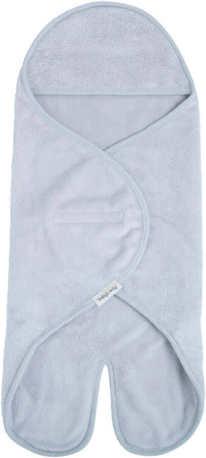 Baby's Only wikkeldeken met voetjes Cozy autostoel 0+ 5-puntsgordel misty blue Blauw - Foto 2