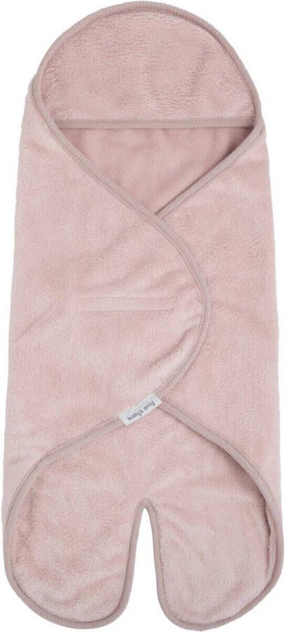 Baby's Only wikkeldeken met voetjes Cozy autostoel 0+ 5-puntsgordel oud roze - Foto 2