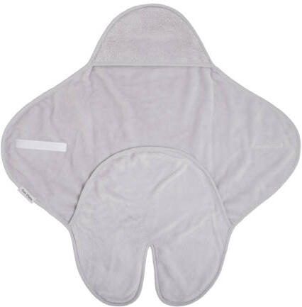 Baby's Only wikkeldeken met voetjes Cozy autostoel 0+ 5-puntsgordel dusty grey Grijs
