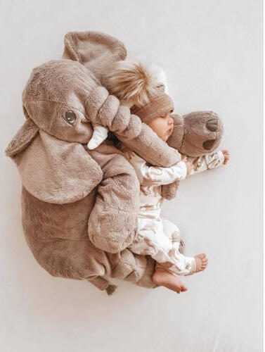 Babystyling baby longsleeve met all over print wit beige Jongens Katoen Ronde hals 50 - Foto 3