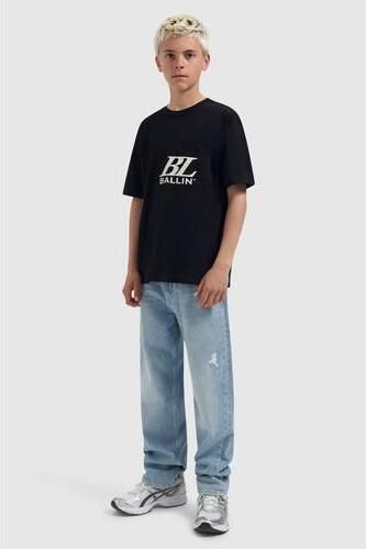 Ballin The Luke loose fit jeans met slijtage lichtblauw Jongens Denim - Foto 3