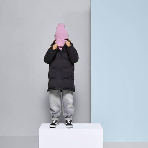 Barts muts Kinabala roze Meisjes Acryl Effen 4-8 jaar - Foto 3