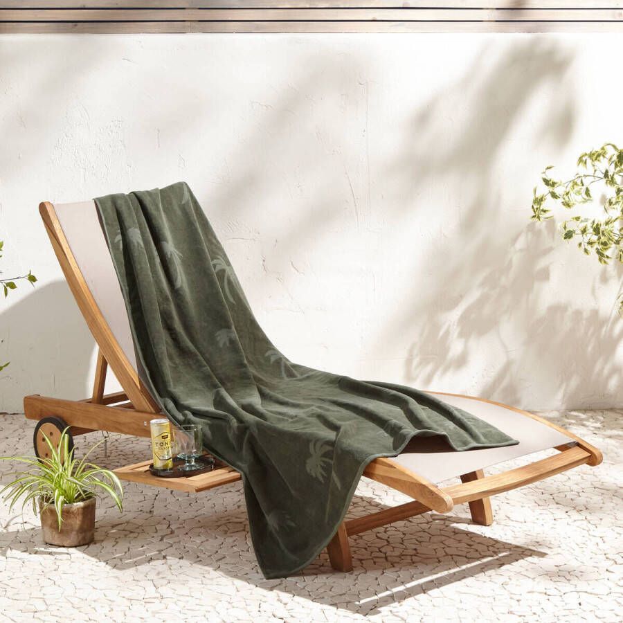 BEACHWAVE strandlaken Palm (200x100 cm) Groen | Strandlaken van