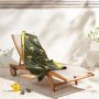 BEACHWAVE kinderstrandlaken Palm (150x80 cm) Groen geel - Thumbnail 1