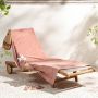 BEACHWAVE strandlaken Edge (200x100 cm) Roze | Strandlaken van - Thumbnail 1