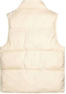 Bellaire bodywarmer met logo ecru Jongens Polyester Ronde hals Logo 122 128