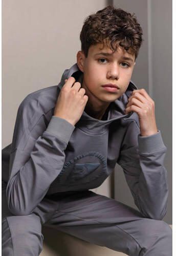 Bellaire hoodie met logo grijs Sweater Logo 122 128 - Foto 4
