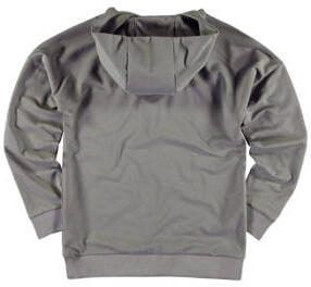Bellaire hoodie met logo grijsgroen Sweater Logo 122 128 - Foto 4