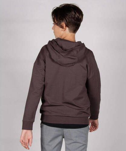 Bellaire hoodie met printopdruk donkerbruin Sweater Printopdruk 134 140 - Foto 2
