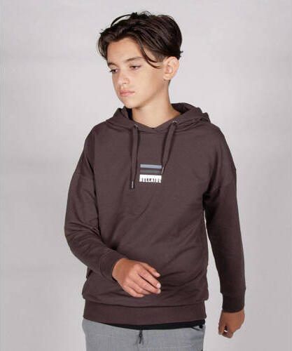 Bellaire hoodie met printopdruk donkerbruin Sweater Printopdruk 134 140 - Foto 3