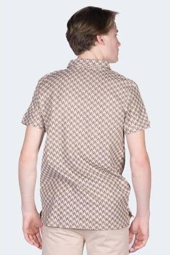 Bellaire polo met all over print beige Jongens Katoen Polokraag All over print 146 152 - Foto 3