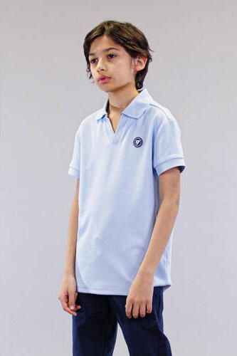 Bellaire polo zactblauw Jongens Polyester Polokraag Effen 134 140 - Foto 2