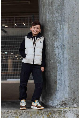 Bellaire regular fit cargobroek zwart Jongens Polyester Effen 122 128 - Foto 2