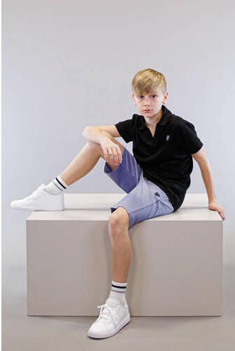 Bellaire regular fit sweatshort vergrijsdblauw Korte broek Jongens Katoen 122 128 - Foto 2