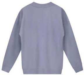 Bellaire sweater met printopdruk vergrijsdblauw Printopdruk 134 140 - Foto 3