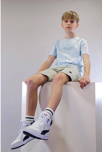 Bellaire T-shirt Blauw Jongens Katoen Ronde hals Logo 122 128 - Foto 2