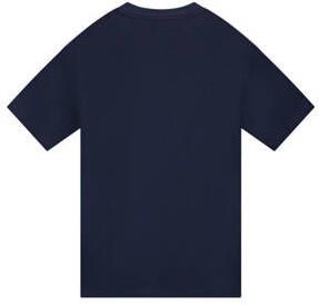 Bellaire T-shirt met printopdruk Blauw Jongens Katoen Ronde hals Printopdruk 122 128