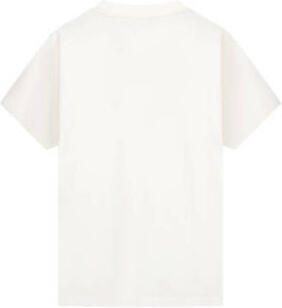 Bellaire T-shirt Wit Jongens Stretchkatoen Ronde hals Effen 122 128